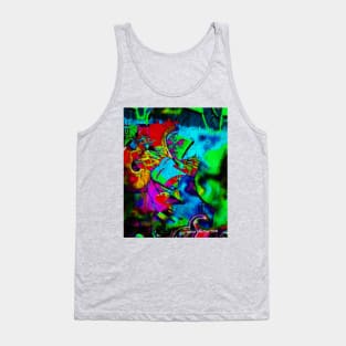 Spring Mood Hippie Abstract Graffiti Tank Top